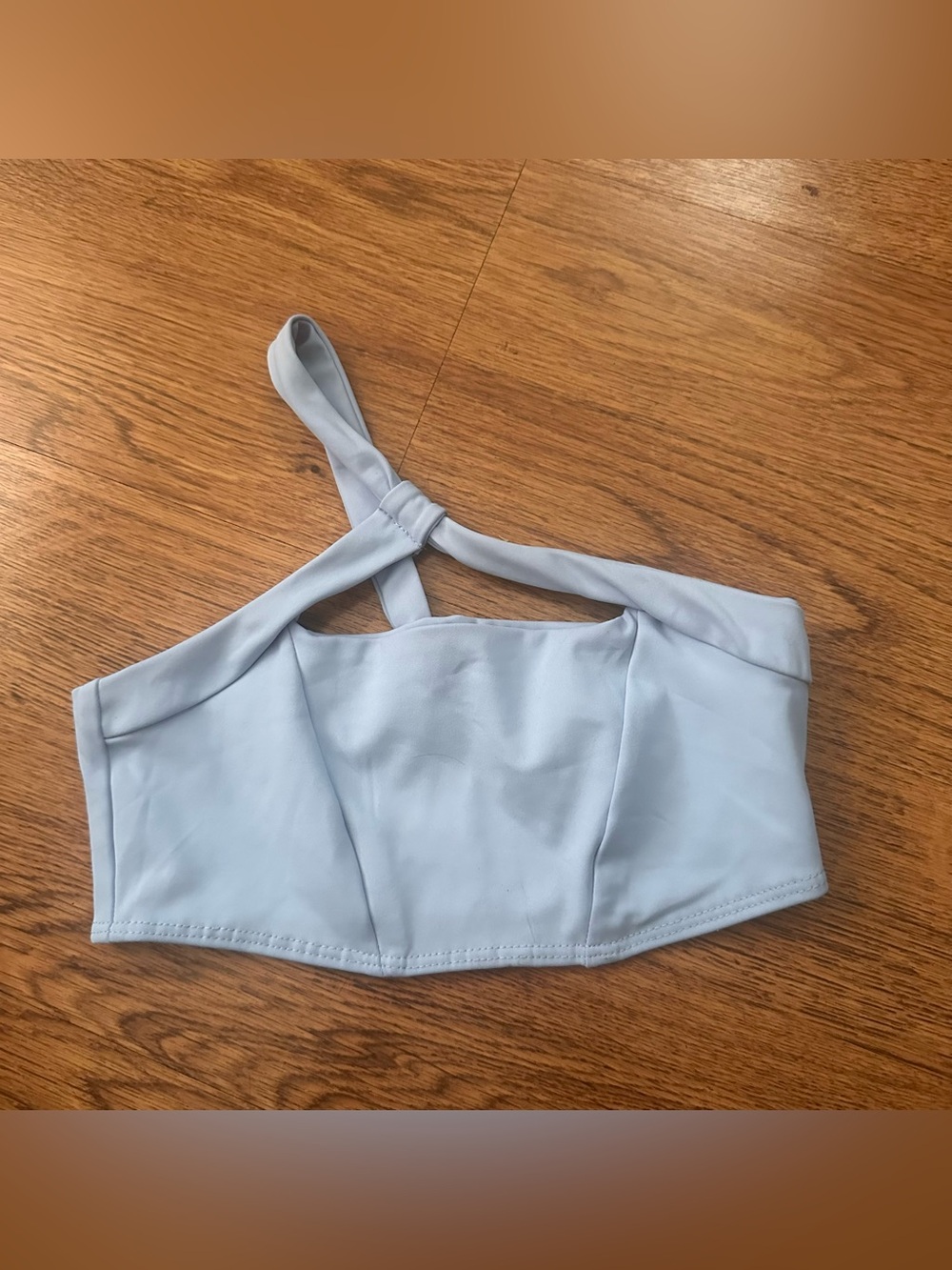 Tiger Friday Light Blue One-Shoulder dance wear size XS unpadded